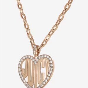 Juicy Couture Gold Heart Pendant Necklace